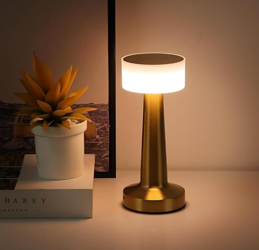 Stellar rose gold lamp